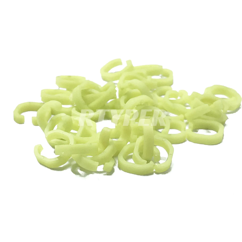 100 шт. пластиковые промежуточные уплотнительные кольца для топливного инжектора