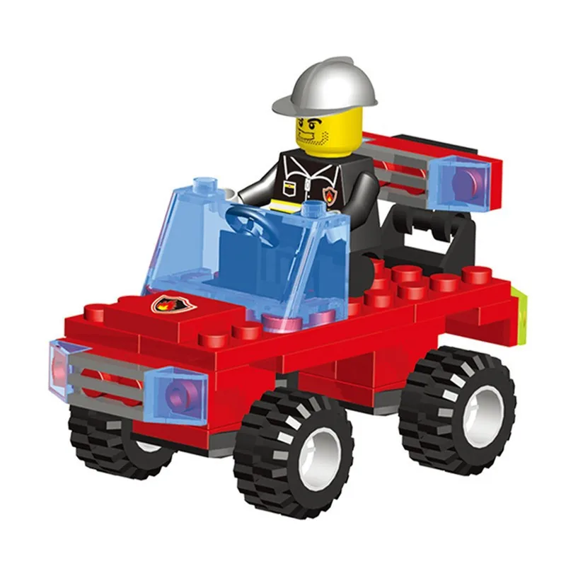 Любимые! 61 шт./компл. Малый Размеры пожаротушения Модель автомобиля строительный