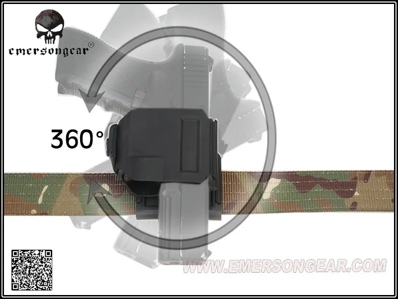 Модели cp кобура для GLOCK 17/22/Гавайская гитара 23 тактический для страйкбола и пейнтбола Охота Стрельба Roto правшей Оружейная кобура BK/светло-коричневый/FG