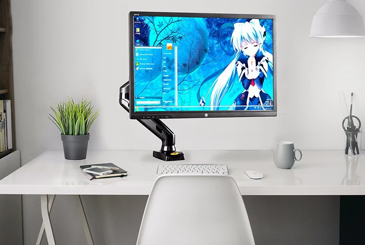 NB F80 Desktop17-2" ЖК-дисплей LED монитор держатель Arm газовая пружина полное движение тв крепление загрузка 2-6.5 кг