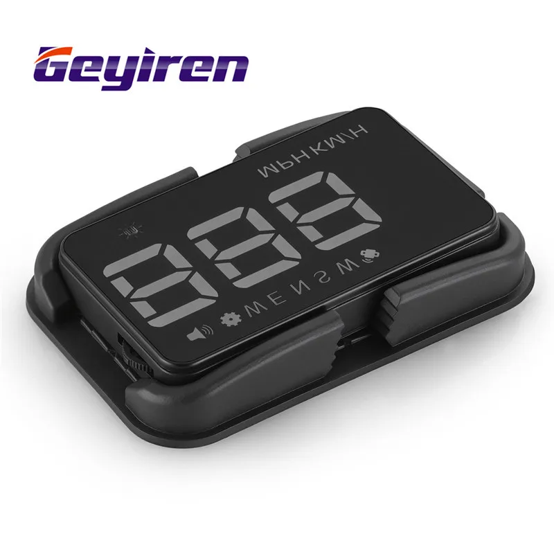

GEYIREN A5 GPS HUD 3.5 inch Car Head Up Display Windshield Projector Overspeed digital speedometer gps 2 Displays Mode hud 2017