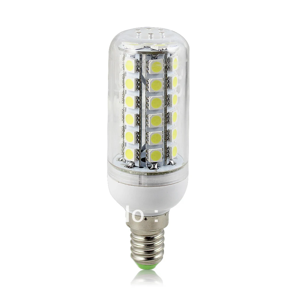 

30pcs/lot 200-230V E14 10W LED lamp Corn Bulb Light 48pcs 5050 SMD LED lighting