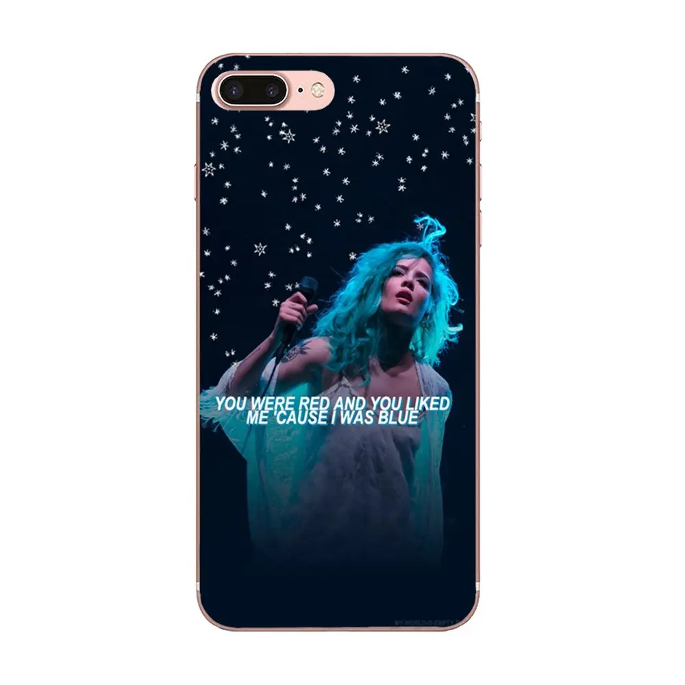 Для Apple iPhone X XS Max XR 4 4S 5 5C 5S SE 6 6S 7 8 Plus Мягкий Силиконовый ТПУ прозрачный чехол Halsey