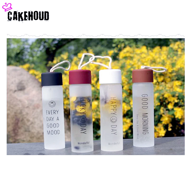 CAKEHOUD 300 мл простая свежая матовая стеклянная портативная Тепловая бутылка для