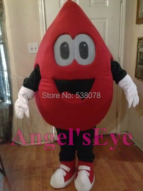 Костюм талисмана с каплями крови для взрослых тематический костюм пожертвований