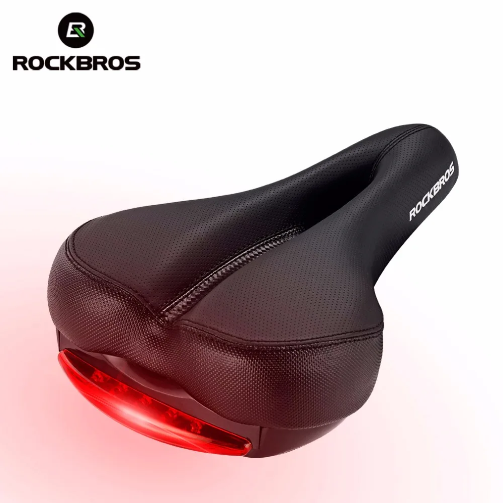 ROCKBROS велосипедное седло задний фонарь подушка из искусственной кожи MTB чехол