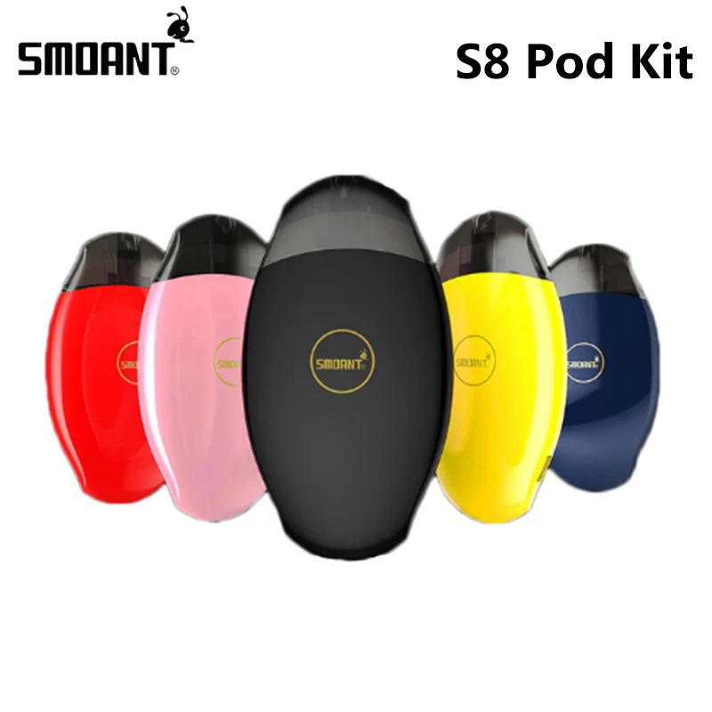 Оригинальный стартовый набор Smoant S8 Pod батарея 370 мАч картридж 2 мл с катушкой Ом