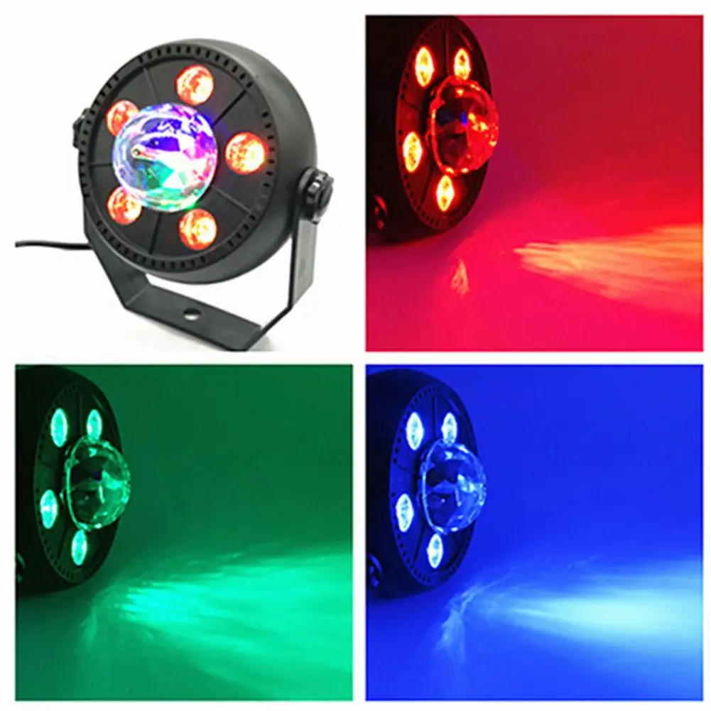 10 Вт 6 LED RGB сценический свет стробоскоп Освещение лазерный проектор Вечеринка DJ Par