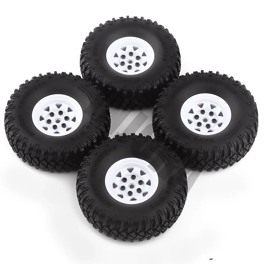 INJORA 1,55 колесные шины и 1,5" Beadlock металлический обод для RC Гусеничный автомобиль D90 TF2 Tamiya CC01 LC70 MST JIMNY AX90069