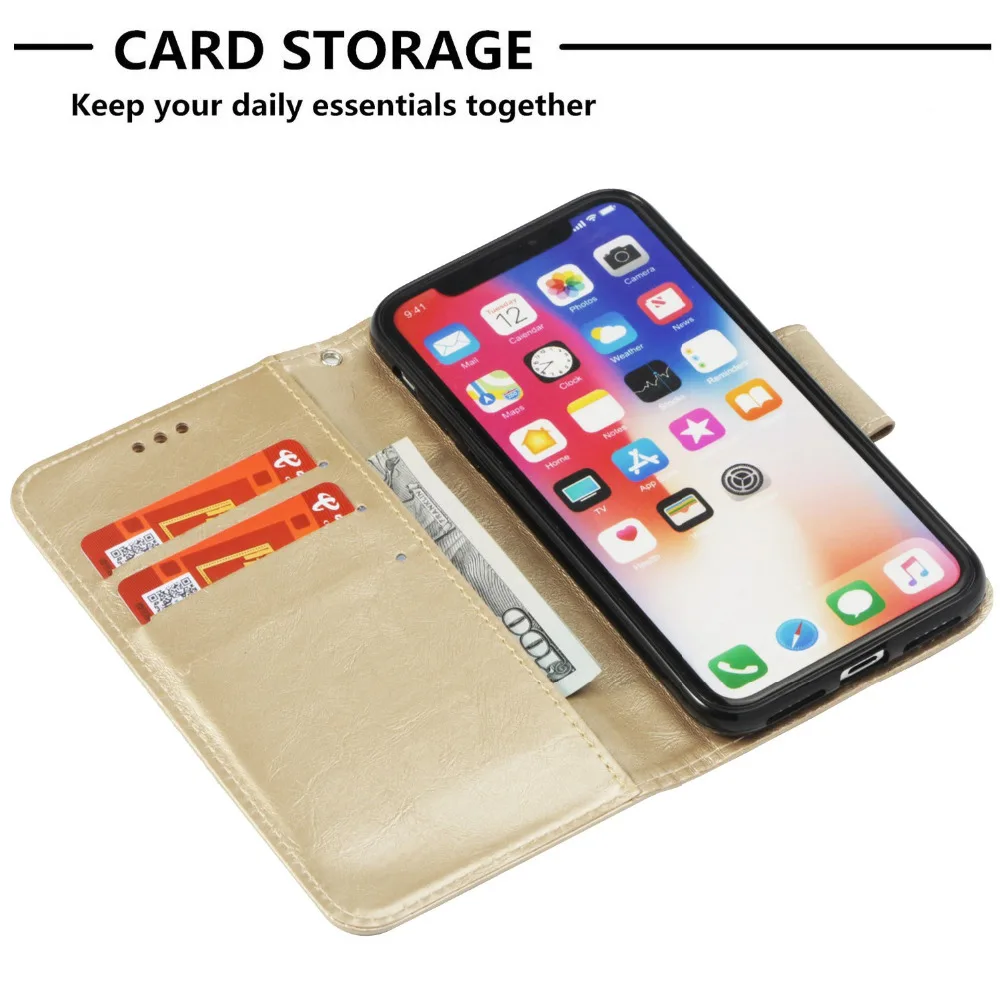 3D Сова имитация кожаный чехол для iphone Xs max Xr coque винтажный Флип 5 6 7 8plus X