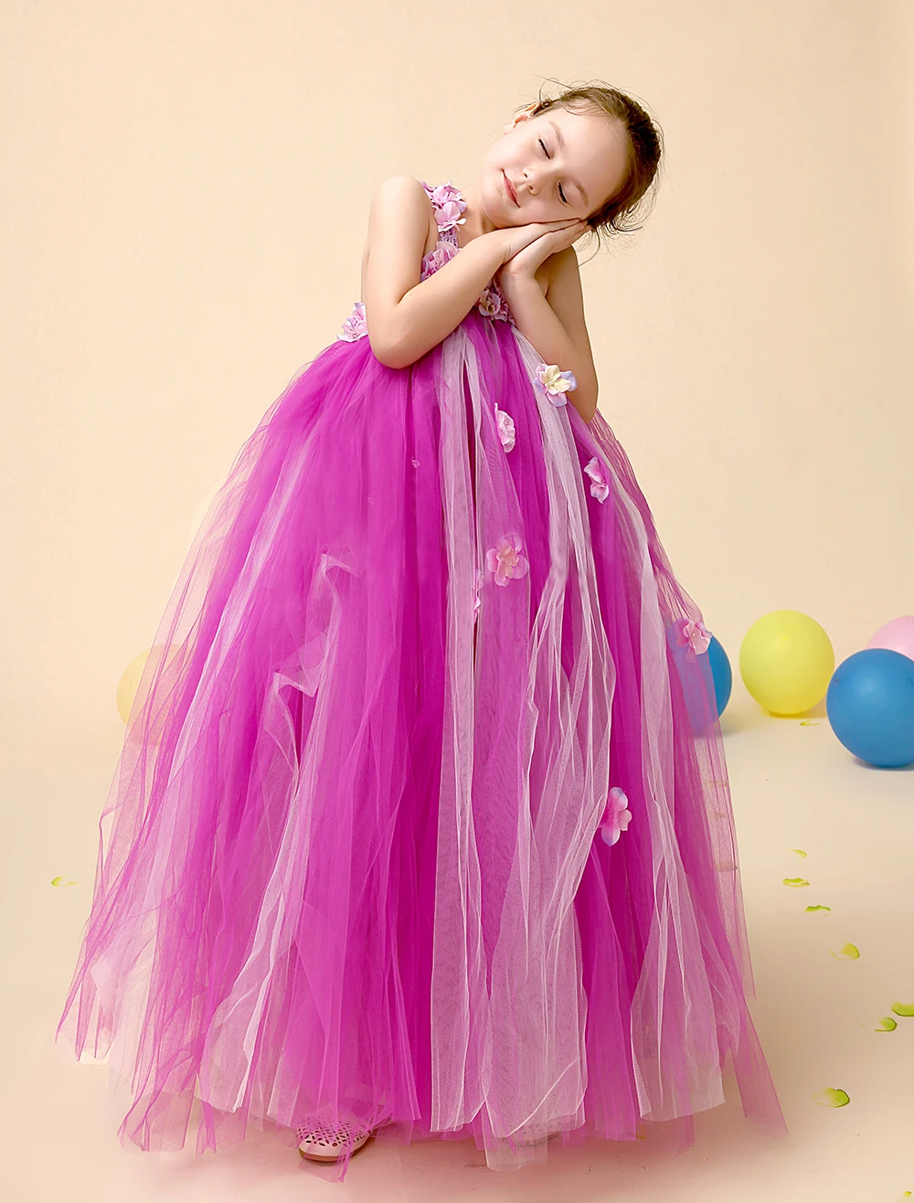Toddler kids baby girl off shoulder dress princess pageant | Детская одежда и обувь
