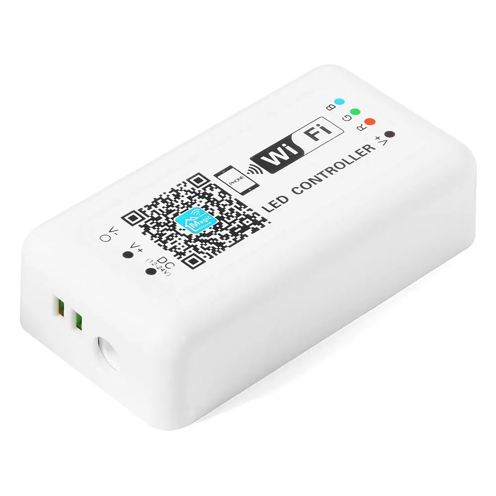 Миниатюрный светодиодный беспроводной смарт-контроллер RGB с Wi-Fi для светодиодной