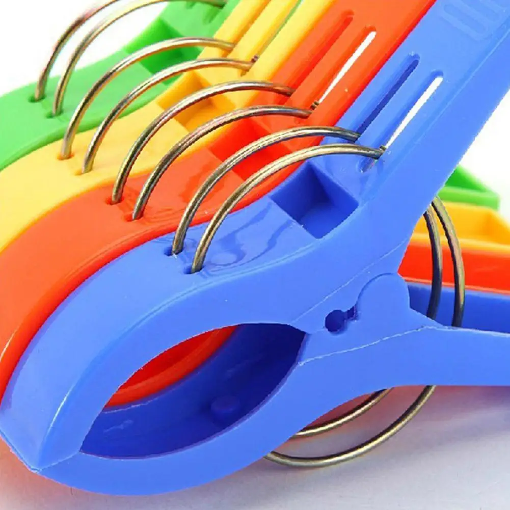 4 шт./компл. мощные зажимы для белья большой ветрозащитный зажим хлопковое