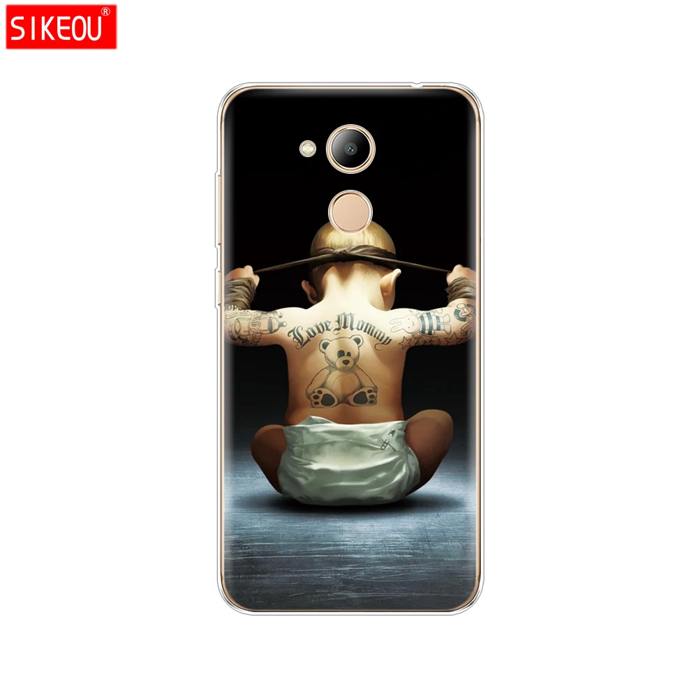 12064 Силиконовый чехол-накладка для huawei Honor 6C Pro 5,", мягкий ТПУ чехол-накладка на заднюю панель для huawei 6C Pro/V9 PLAY full 360, противоударный чехол с цветами - Цвет: 12064