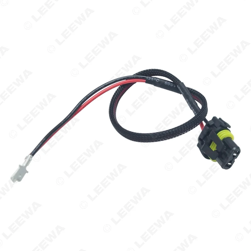 LEEWA 2 шт. 12 в 35 Вт 55 Авто HID конверсионный комплект ксеноновая лампа питания провод
