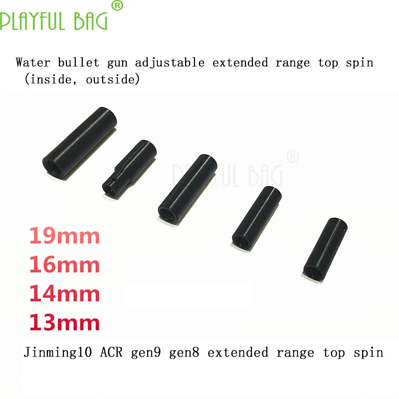 

Ourdoor activity CS Jinming10 ACR gen9 gen8 toy water bullet gun general refit 19mm adjustable range up-spin built-in 16MM MI87