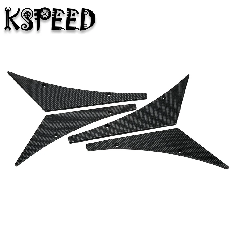 Передний бампер разделитель для губ ребра спойлер тела карбоновый внешний
