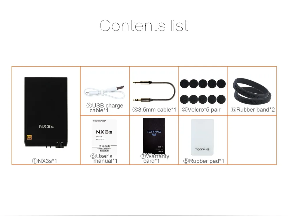 TOPPING NX3s портативный усилитель HiFi усилитель для наушников