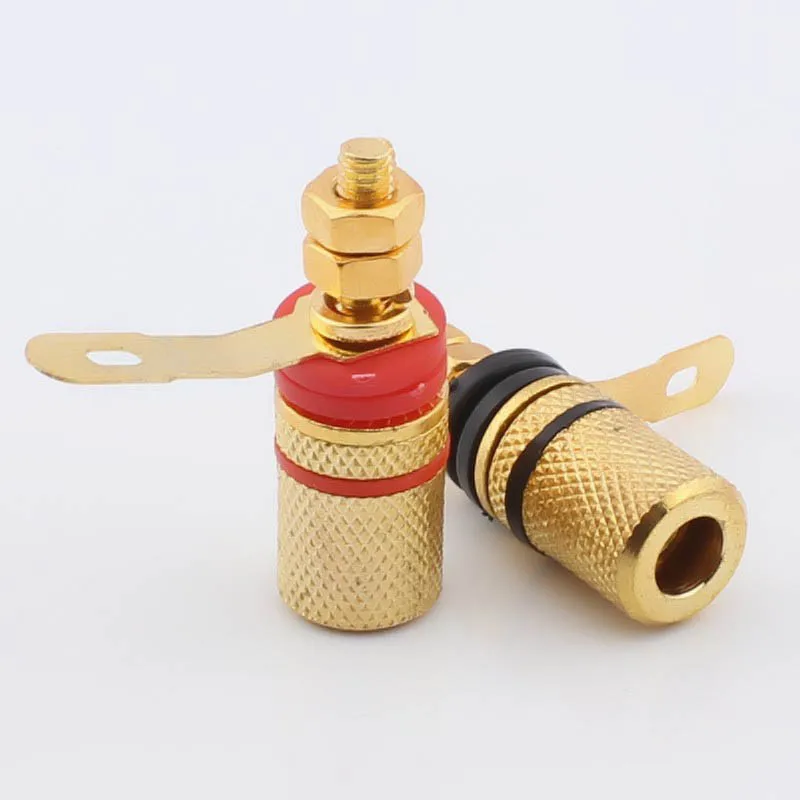 30 шт. аудио динамик разъем банан стерео терминал адаптер позолоченный| |