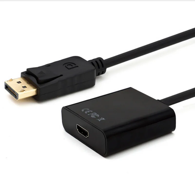 Displayport Адаптер DP к HDMI кабель DP Displayport Мужской к HDMI Женский конвертер Кабель-адаптер для портативных ПК
