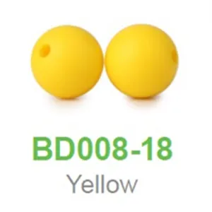 Yellow Chengkai 50 шт. силиконовые бусины 12 мм Экологичное Сенсорное ожерелье-прорезыватель пищевого класса Мама Кормящих DIY Ювелирные изделия Детские трофеи - Цвет: Yellow