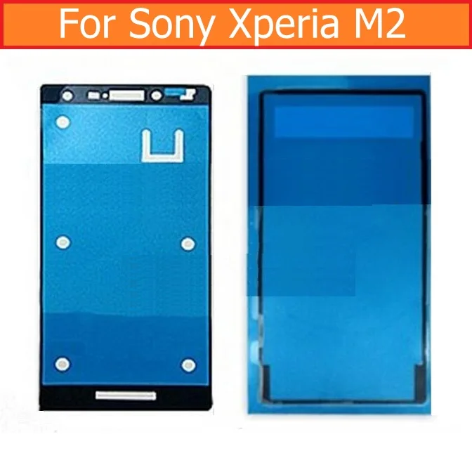 Дисплей 3 м клейкая лента для Sony xperia M2 Aqua S50H S50T D2303 D2305 D2306 заднее стекло Корпус