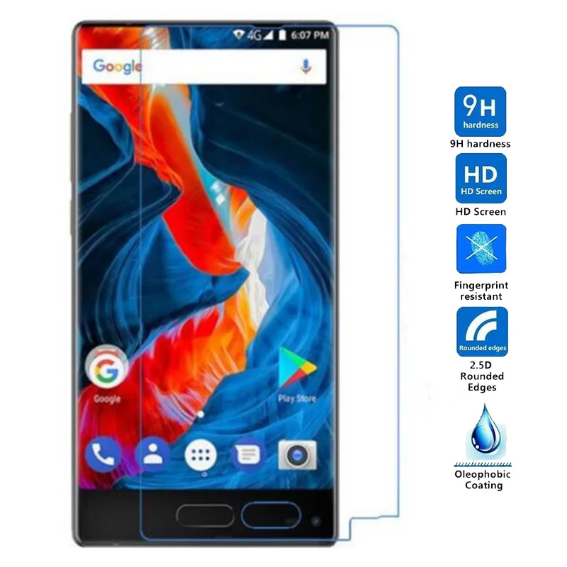 2 шт. закаленное стекло для Ulefone MIX защита экрана не полностью покрывает 0 3