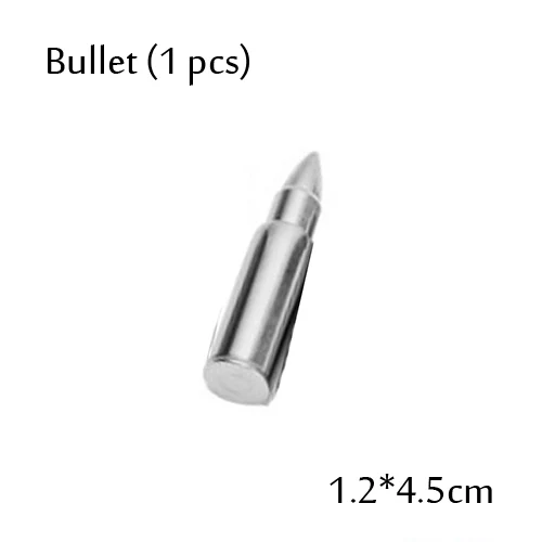 Bullet Творческий GH нержавеющая сталь Виски камни различные красное вино кулеры для льда камни Чиллеры с сумкой для хранения барная посуда барные инструменты - Цвет: Bullet
