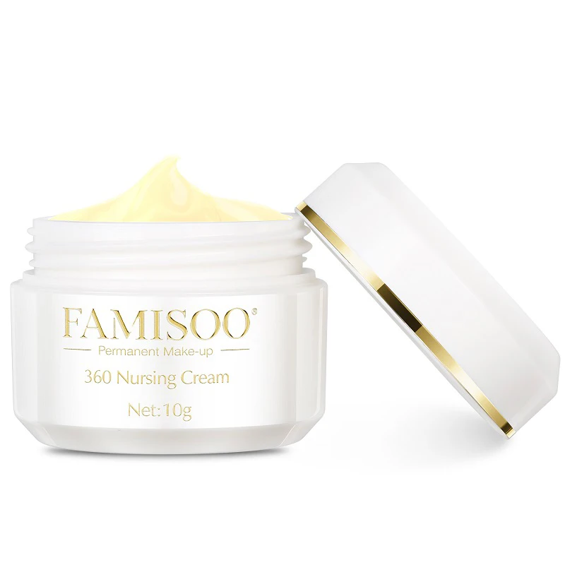 Famisoo 4 шт. пигмент+ 1 шт. 360 Детский Крем оборудование для перманентного макияжа бровей губ чернильная подводка для глаз набор татуировки микроблейдинг набор пигментов