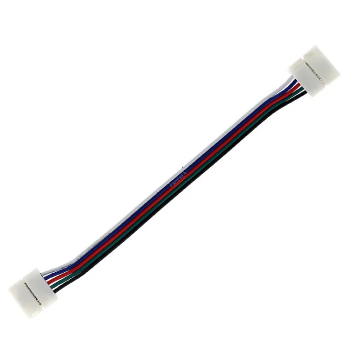 10 шт. 12 мм 5pin коннектор RGBW провода, 5 PIN led кабель двойной/один Зажим Разъемы для 5050 RGBW RGBWW светодиодные ленты светильник