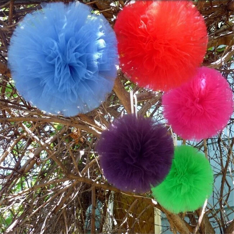 6 'ཋ см розовый вечерние партия пряжа помпоны цветок воздушные шарики для