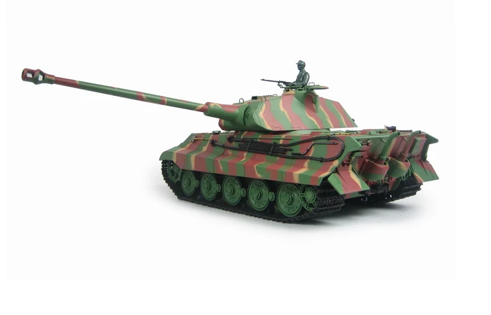 Модель танка Heng Long 1/16 Германия King Tiger RC Модернизированная версия 3888 1 с дымом и