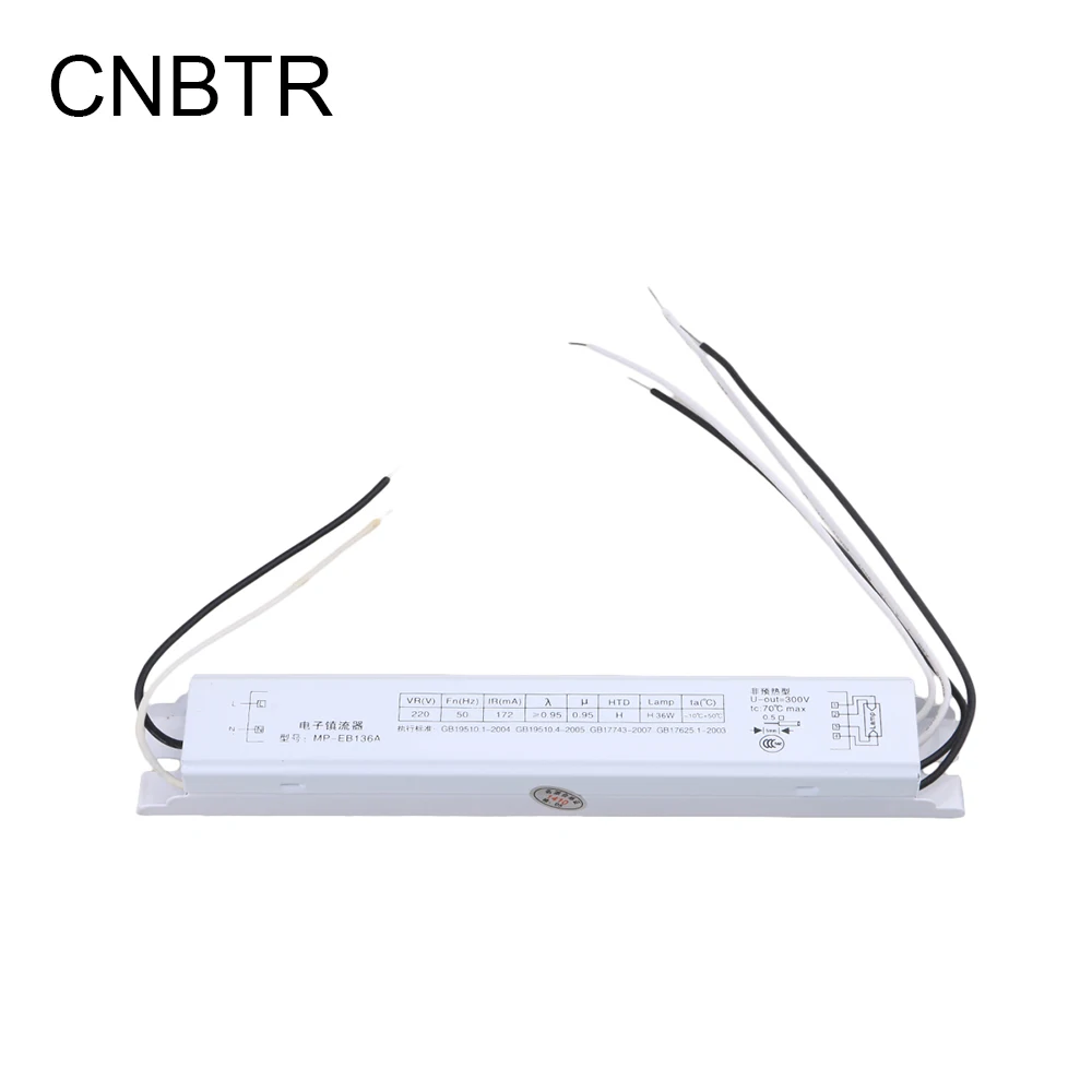 CNBTR электронный балласт 36W люминесцентные лампы AC 220V 50Hz для купольного света