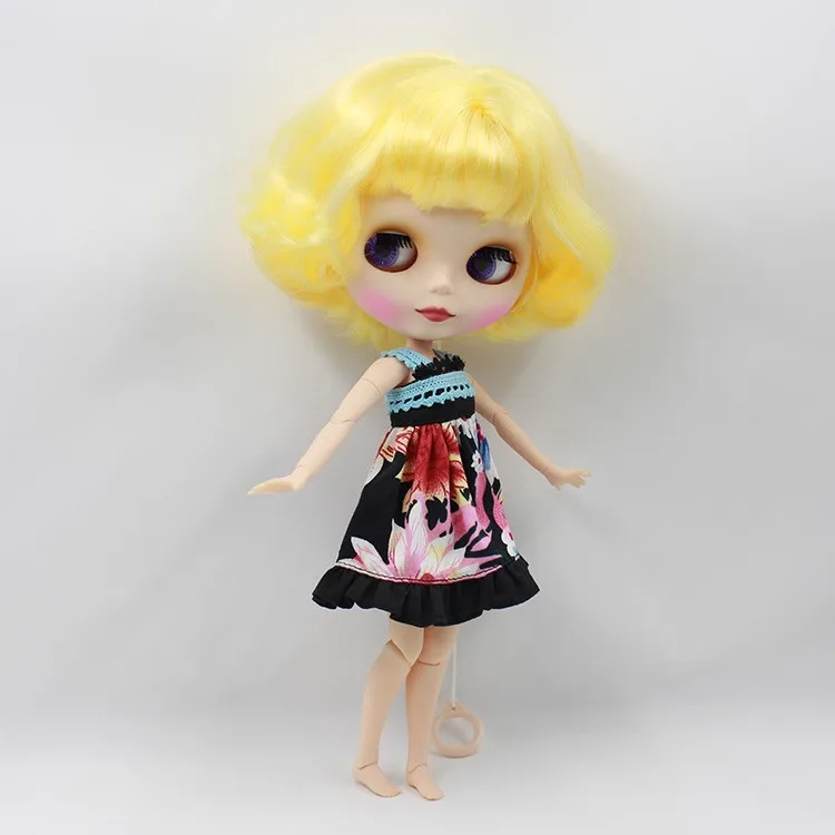 Желтые волосы шарнирная кукла для тела Blyth бесплатная доставка JBAD 35 | Игрушки и