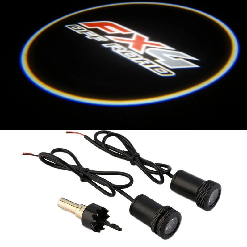 AEING 2 шт. FX4 OFFROAD светодиодный двери логотип призрак тени огни Светодиодный любезно дверь лампы проектора для Ford F150 FX4 OFFROAD