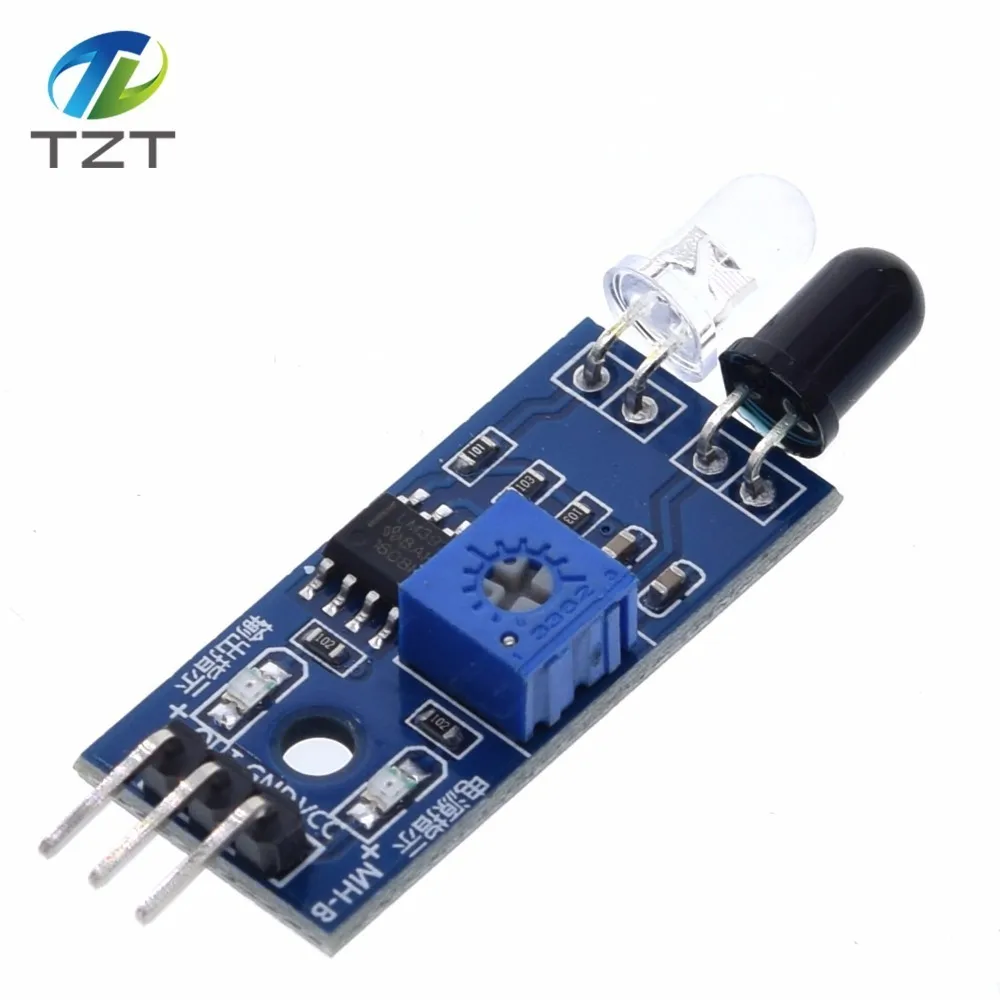 Умная электроника, новинка, для Arduino, сделай сам, умный автомобиль, робот, отражающий, фотоэлектрический, 3pin, ИК, инфракрасный датчик для предотвращения препятствий, модуль