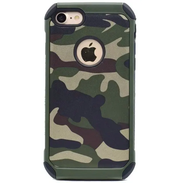 Green Военный резиновый противоударный чехол для iPhone X, 8, 7, 6, 6S Plus, 5, 5S, SE, для спорта на открытом воздухе, для мальчиков, смешанные цвета, сверхпрочный - Цвет: Green
