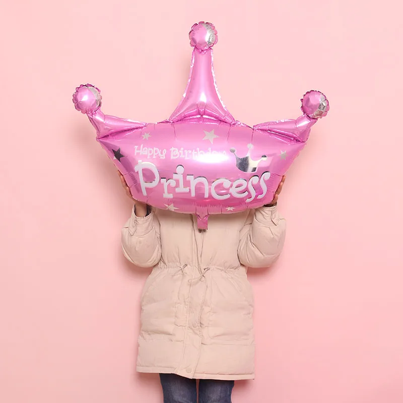 36inch Pink Crown STARLZMU 1 шт. Свадебные украшения день рождения шары шарик для бутылки Корона воздушный шар из фольги 1 день рождения украшения для взрослых Globos - Цвет: 36inch Pink Crown