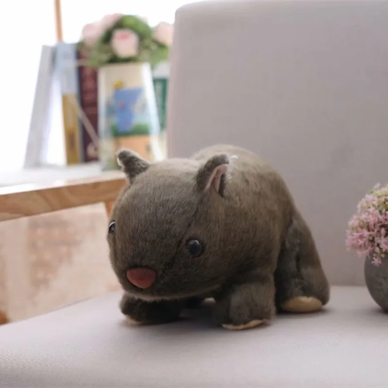21-28cm Simulation Plush Wombat Guinea Pig Cavia Porcellus Toy Stuffed Lifelike Wild Animal Doll Children Gift Home Shop Decor | Игрушки и