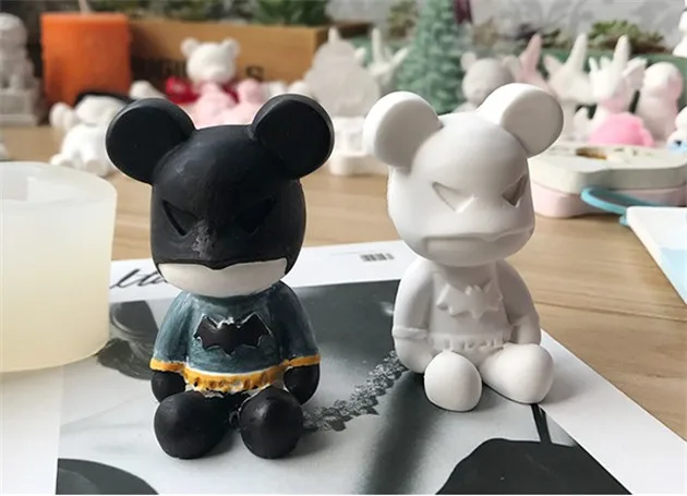 3D Аниме Медвежонок ручной работы формы для мыла инструменты украшения