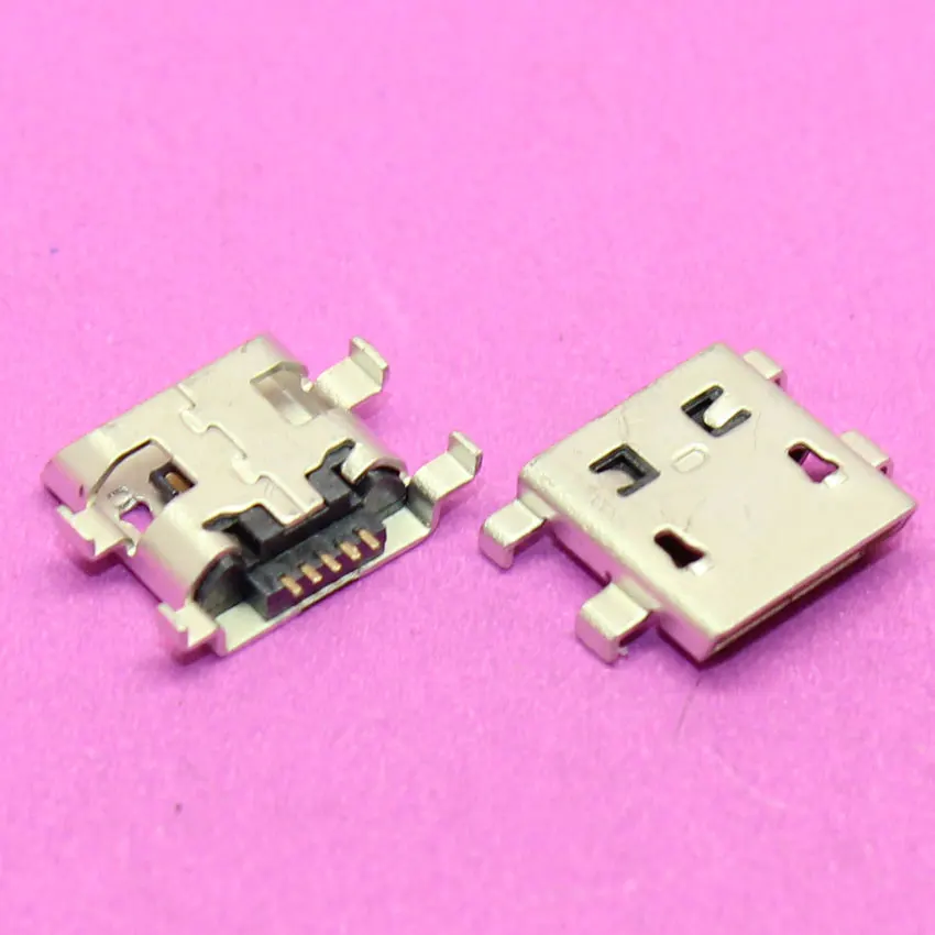 

YuXi новый разъем Micro USB, разъем для зарядки, скошенный рот, 7,56*7,68*2,68 мм
