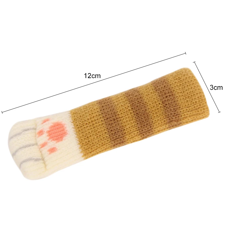 Нескользящие хлопковые колпачки для ножек стула 4 шт./лот мебельные Чехлы милые