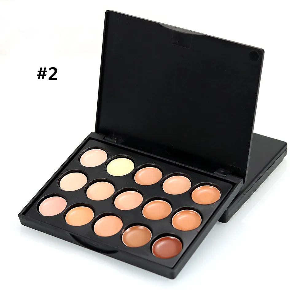 Popfeel Mini 15 Colors Makeup Concealer Palette Matte Face Contour Foundation Cream Cosmetic Base Make Up | Красота и здоровье