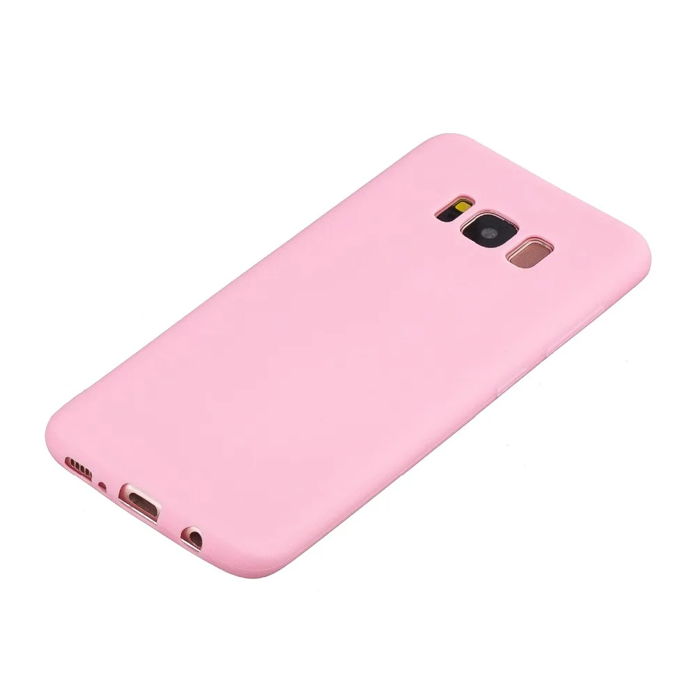 Чехлы ярких цветов для Samsung Galaxy S8 Plus чехол G955FD A6 A8 J4 J6 2018 S9 Note 8 9 funda Etui | Мобильные