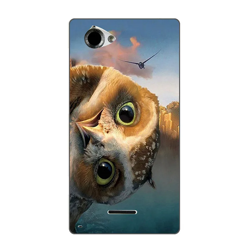 Чехол для телефона с цветочным принтом Sony Xperia L S36H C2105 чехлы сотовых телефонов