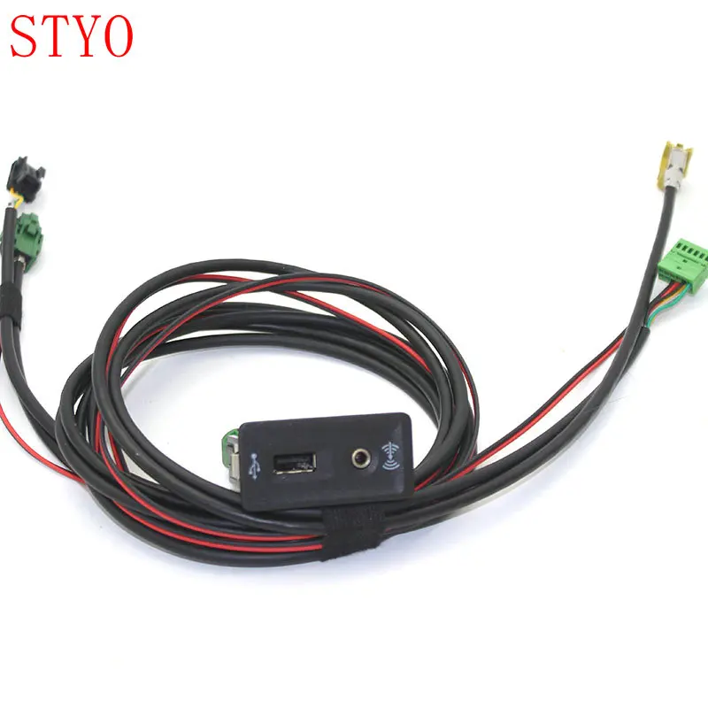 Автомобильный разъем STYO CarPlay MDI USB AMI для установки Harnes Golf 7 MK7 2013 2018|Переключатели и