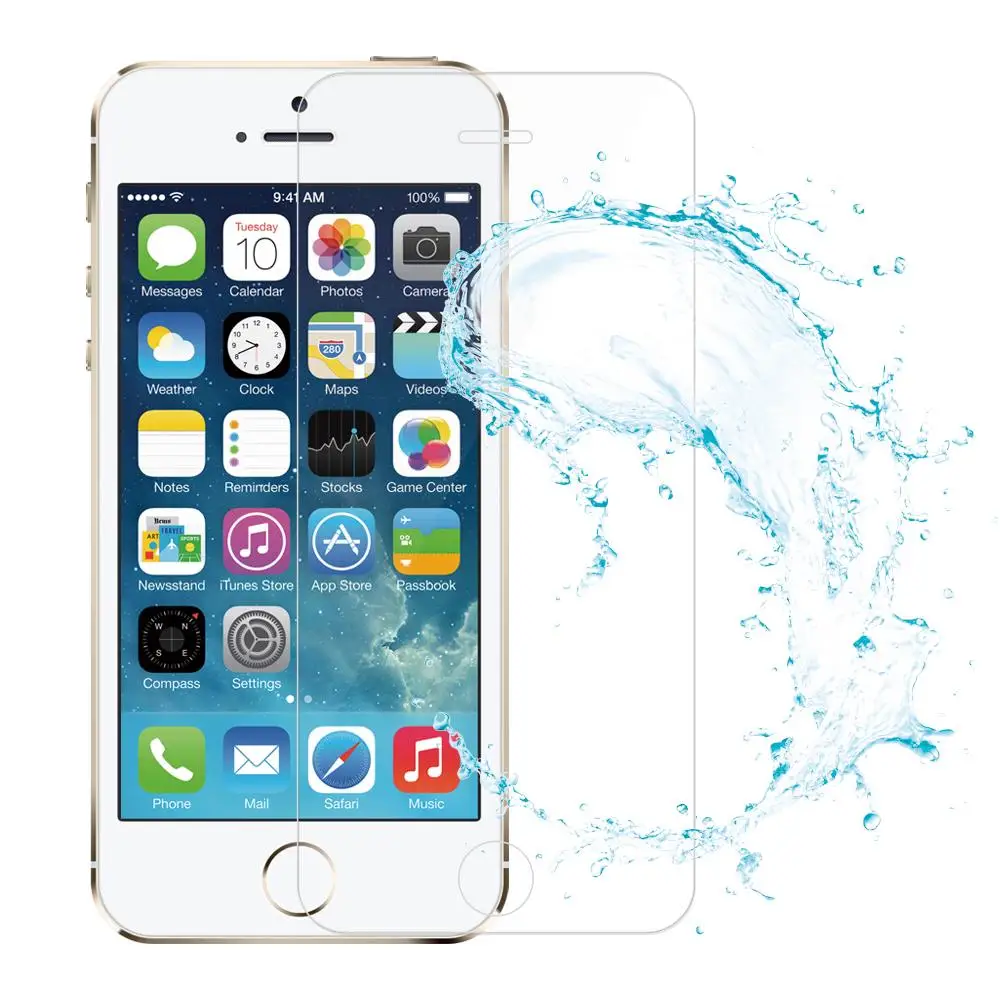 2 шт./лот Защитная пленка для экрана Apple iPhone 5 SE закаленное стекло 5|Защитные стёкла