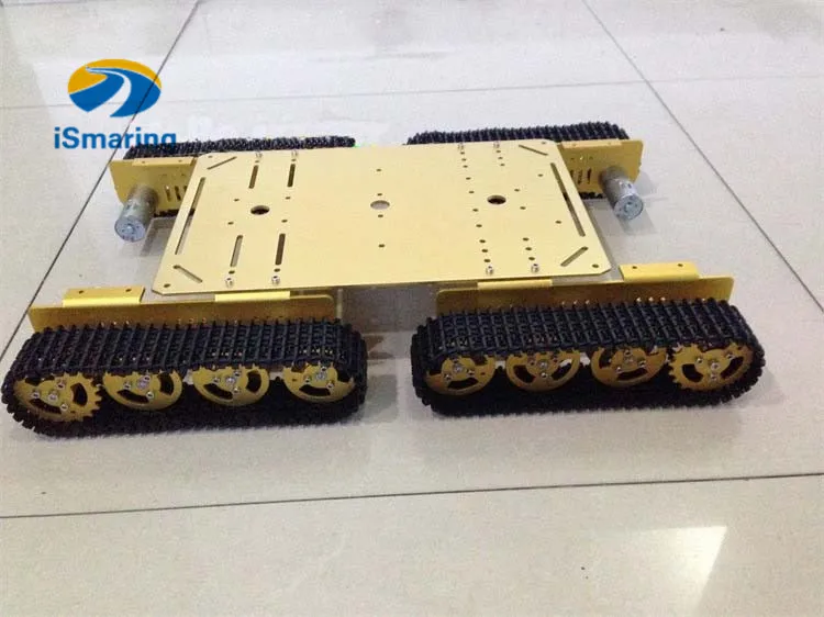 T600 4WD металлический робот-цистерна шасси из алюминиевого сплава большой