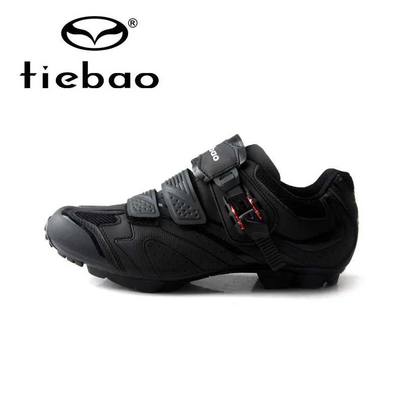Tiebao дышащая обувь для горного велосипеда мужчин самоблокирующаяся MTB велоспорта