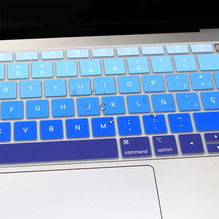 Чехол для клавиатуры с испанской раскладкой Macbook 2018 New Air 13 Retina touch ID A1932 |